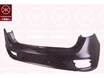 Bumper, Rear, Smooth, Vehicle Equipment Line/Variant: facelift