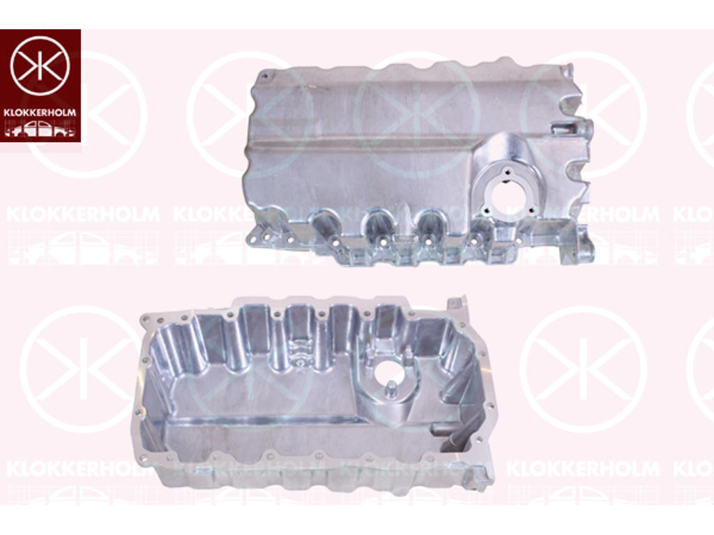 Oil Sump, with bore for oil-level sensor, Aluminium