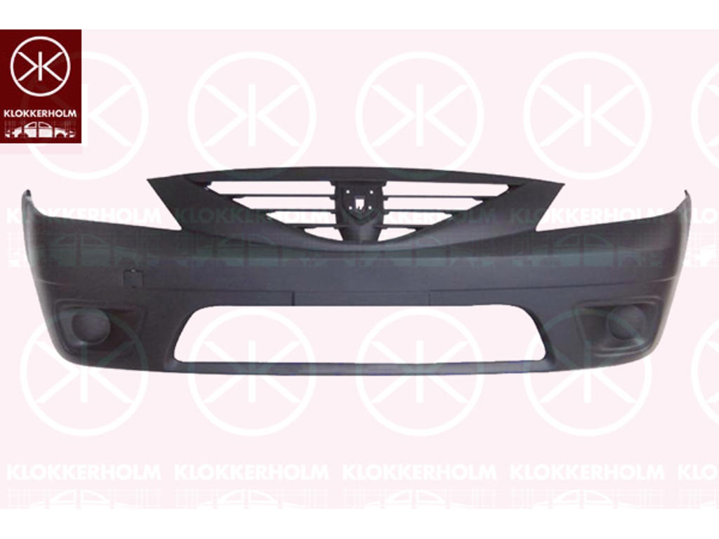 Буфер, спереди, чaрный