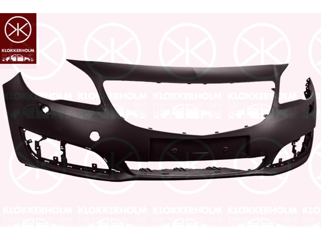 Bumper, Front, with hole(s) for washer nozzle, w/primer