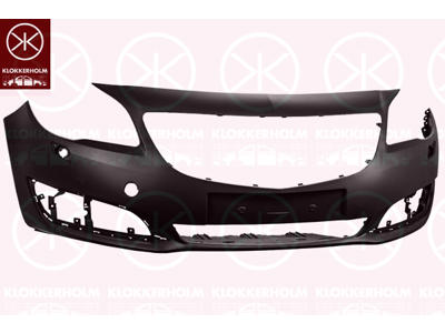 Bumper, Front, with hole(s) for washer nozzle, w/primer