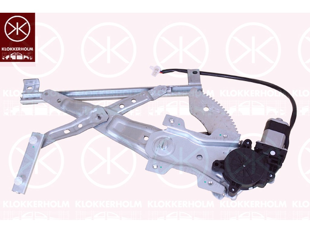 Window Regulator, with electric motor, Electric, Right Rear