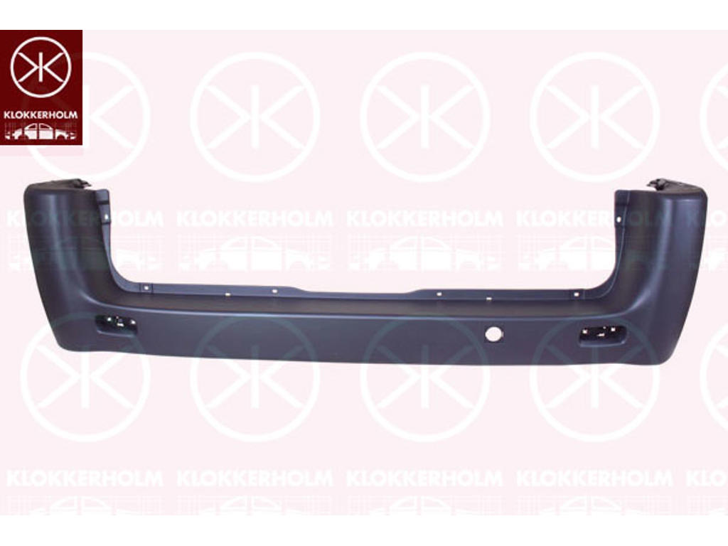 Kofanger, bag, sort, Akselafstand [mm]: 3300