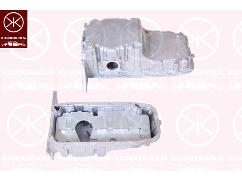 Oil Sump, Aluminium, with bore for oil-level sensor