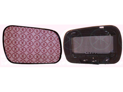 Spiegelglas, buitenspiegel, Bol-vormig, Te verwarmen, Links, OE-TYPE