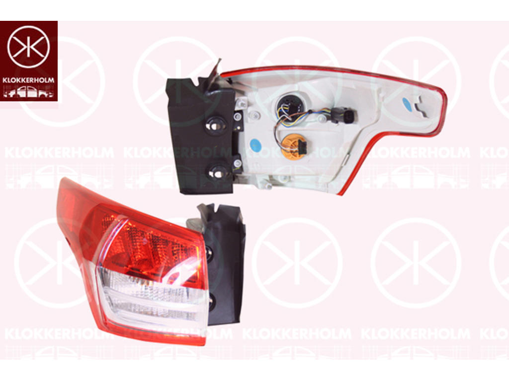Tail Light Assembly, LED, Right