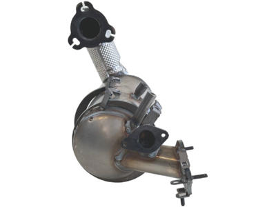 Soot/Particulate Filter, exhaust system, Material: Cordierite, with mounting parts, Euro 5