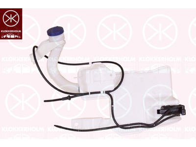 Reinigingsvloeistofreservoir, ruitenreiniging, Met pomp, Pomp soort: Duelpomp