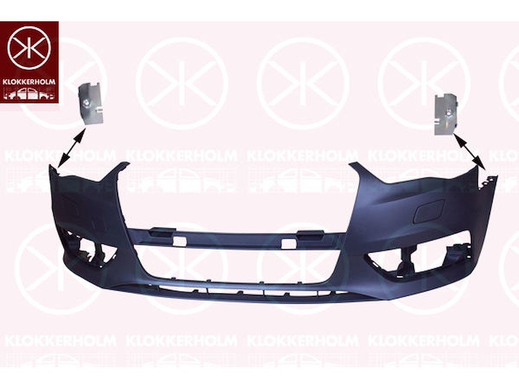 Pare-chocs, avant, avec trou(s) pour gicleur de lavage, av/primer