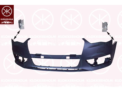 Bumper, Front, with hole(s) for washer nozzle, w/primer