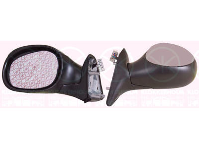 Exterior Mirror, w/primer, with thermo sensor, for electric mirror adjustment, Convex, Right, Number of pins: 7