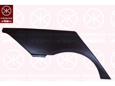 Quarter Panel, 4-dr, Right Rear, Wheel Arch Border, Repair Panel