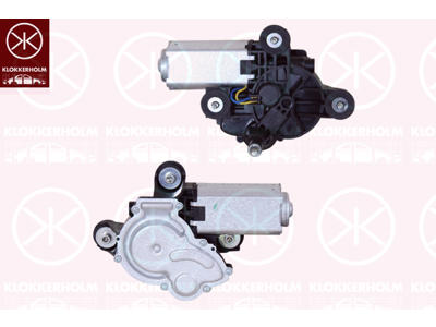 Wiper Motor, Rear, Voltage [V]: 12