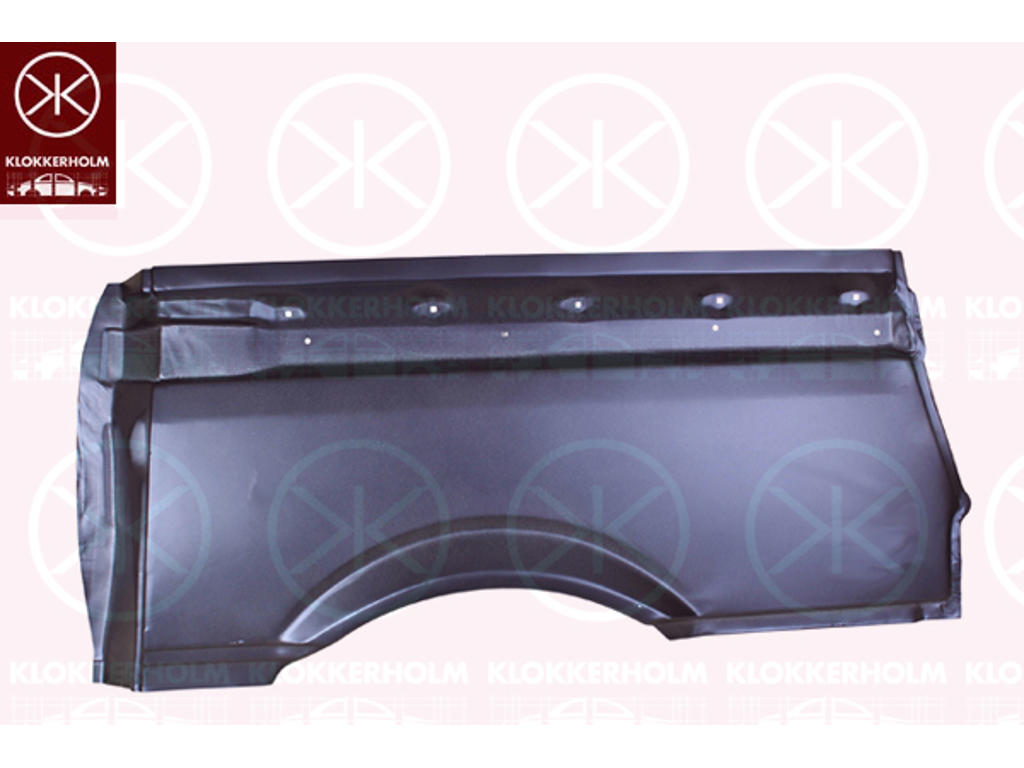 Quarter Panel, Axle Distance [mm]: 3200, Left, Wheel Arch Border, Upper section, Repair Panel