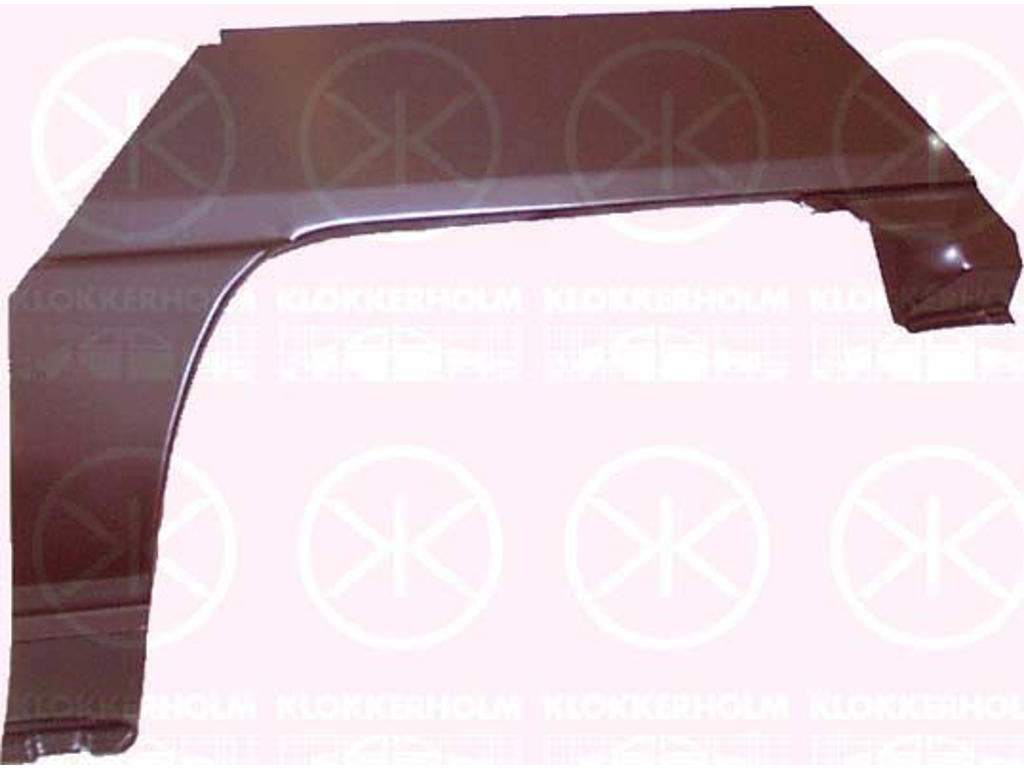 Quarter Panel, 2-dr, Wheel Arch Border, Repair Panel, Right Rear