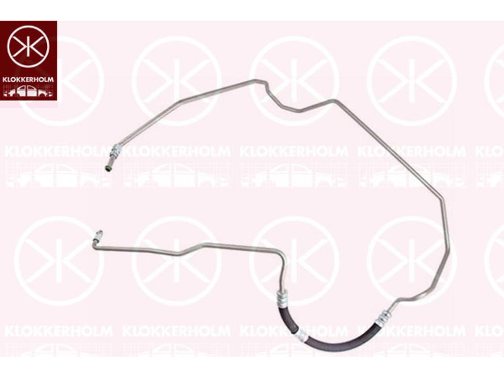 Hydraulic Hose, steering, from hydraulic pump to steering gear, Vehicle Equipment: for vehicles with exhaust turbocharger