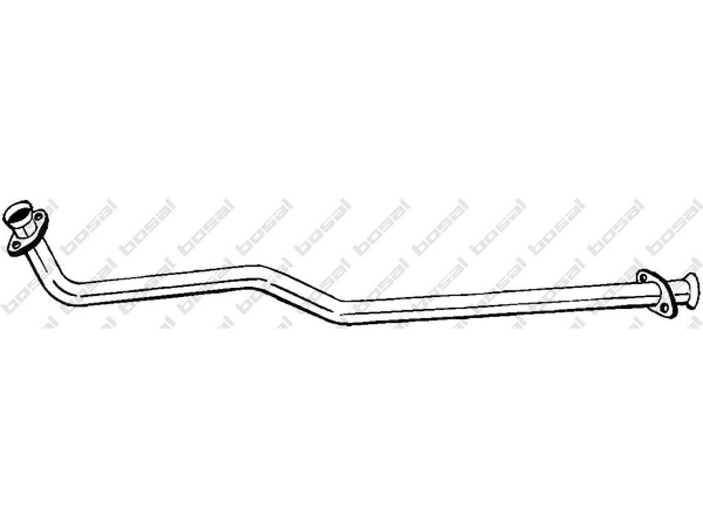 Exhaust Pipe, See accessories list for additionally required parts:  