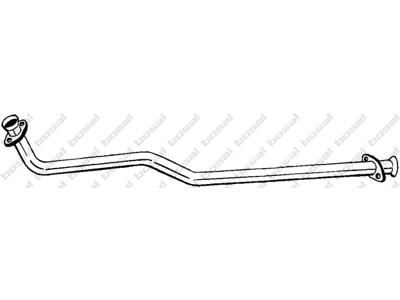 Exhaust Pipe, See accessories list for additionally required parts:  