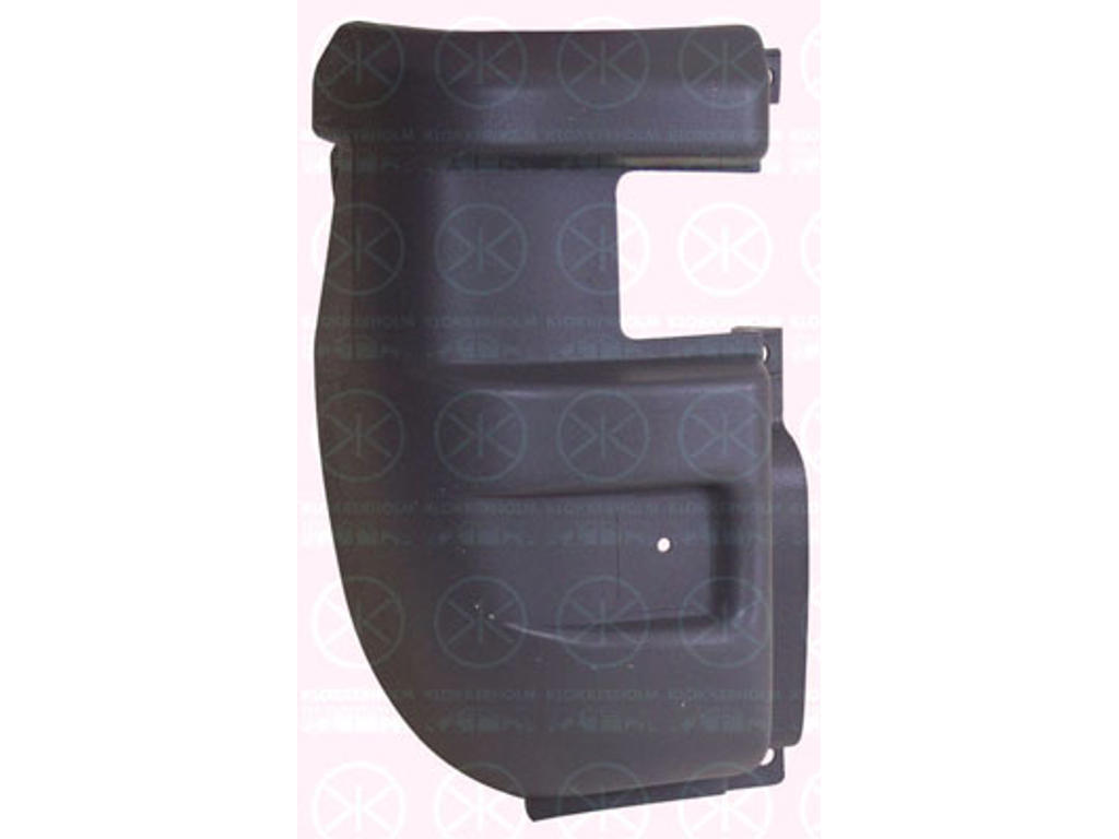 Bumper, grey, Right Rear