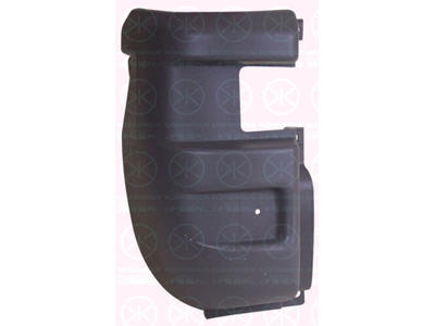 Bumper, grey, Right Rear