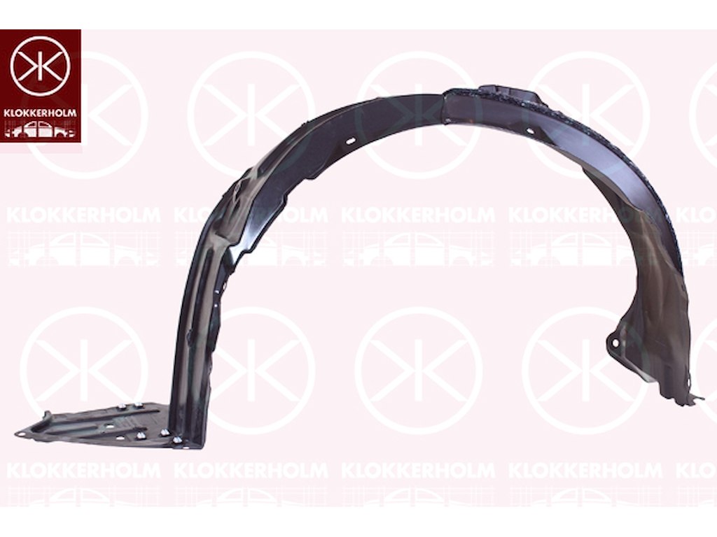 Liner, wheelhouse, Plastic, Left Front, with isolation tape