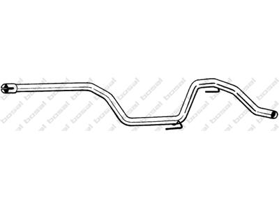 Exhaust Pipe, See accessories list for additionally required parts:  