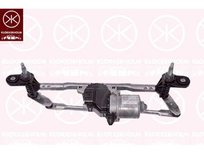 Vindrutetorkarsystem, Fram, med elmotor, Spänning [V]: 12