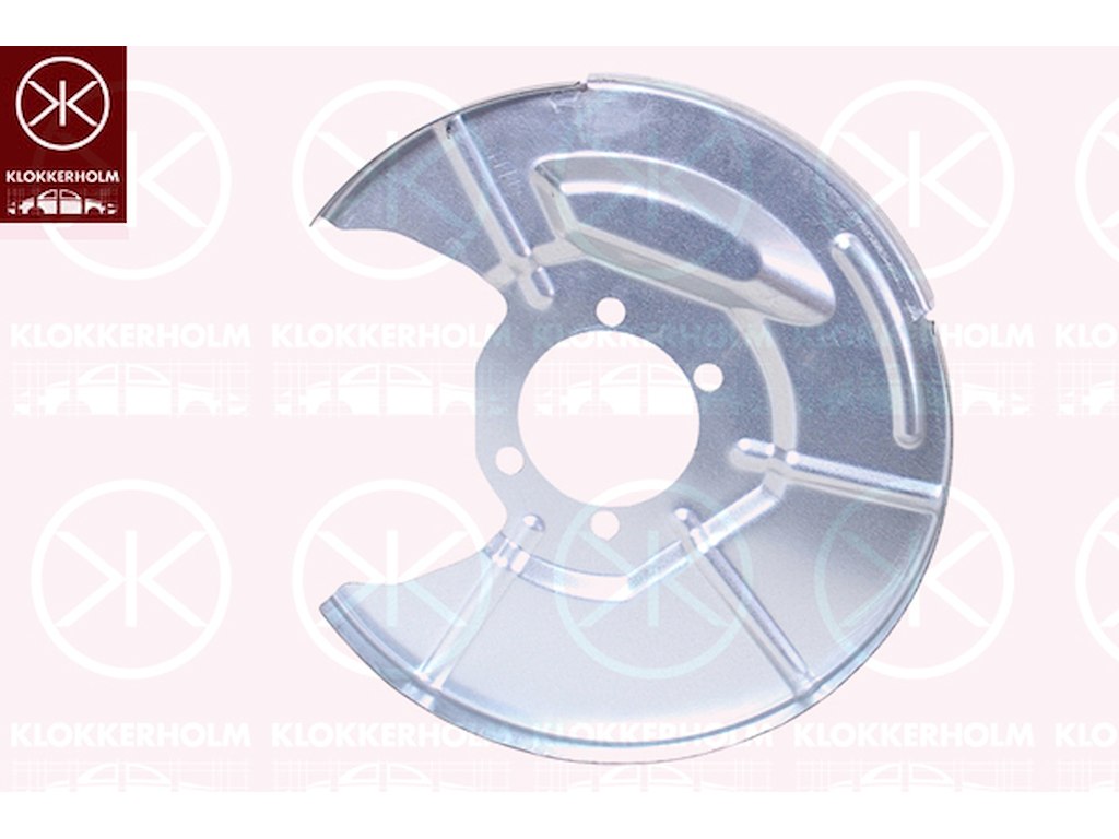 Splash Guard, brake disc, Rear Axle Left, Vehicle Equipment: for vehicles with electric parking brake, for brake disc diameter [mm]: 303, Zinc-coated