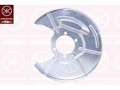 Splash Guard, brake disc, Rear Axle Left, Vehicle Equipment: for vehicles with electric parking brake, for brake disc diameter [mm]: 303, Zinc-coated