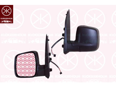 Exterior Mirror, for electric mirror adjustment, Convex, Heatable, Left
