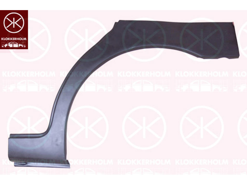 Quarter Panel, 4-dr, Wheel Arch Border, Repair Panel, Left Rear