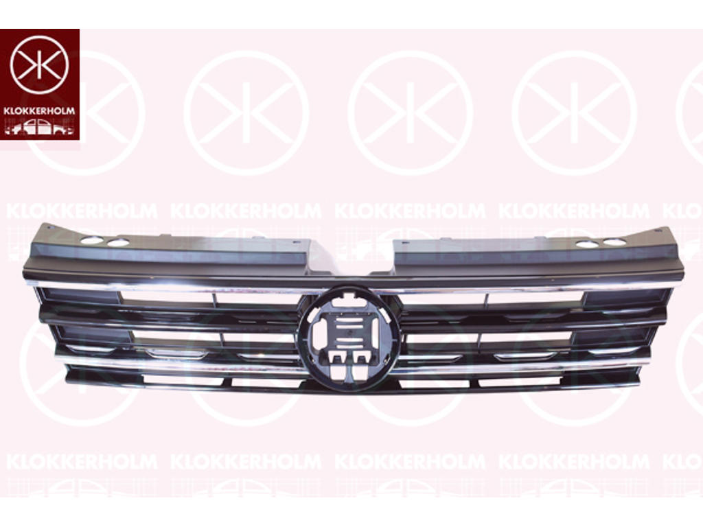 Radiator Grille, chrome/black
