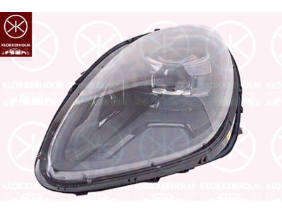 Headlight, Left, LED, Housing Colour: black, Number of light functions: 4, AL