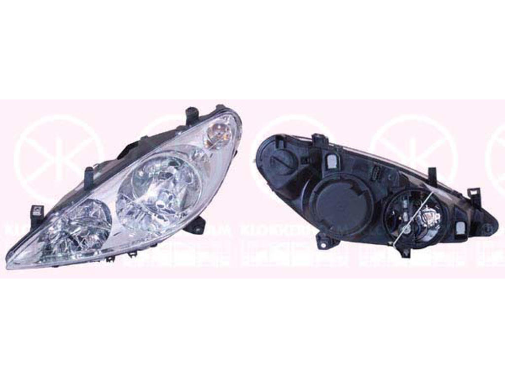 Huvudstrålkastare, H7/H1/H1, utam ställmotor för lysviddsreglering, T.Y.C, Höger, Ljusstyrka [lx]: 12.5