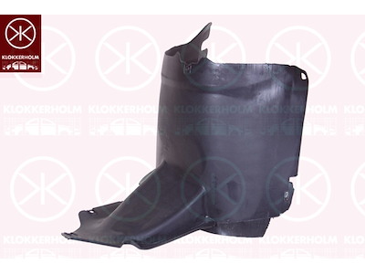 Bekleding, wielkast, Kunststof, Links voor, voorste deel