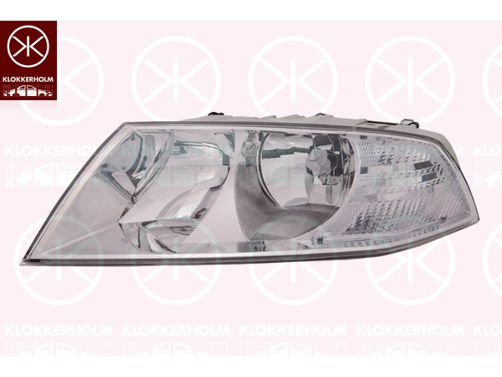Koplamp, Classic, H7/H1, Met regelmotor voor LWR, rechts, Belichtingssterkte [lx]: 20