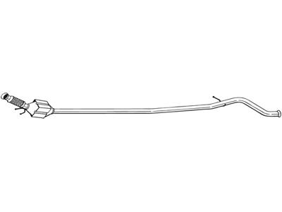 Catalytic Converter, with mounting parts, Emission Standard: Euro 3