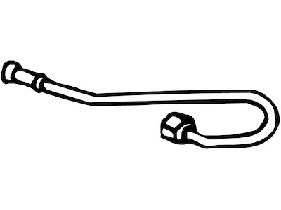 Pressure Pipe, pressure sensor (soot/particulate filter)