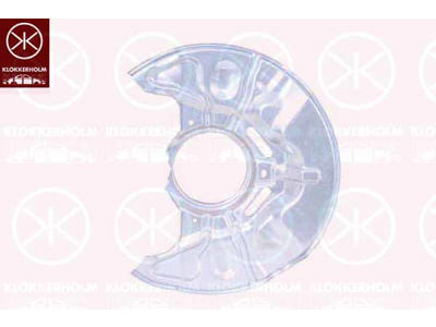 Bromssköld, framaxel höger, för bromsskivediameter [mm]: 295, Diameter 1/diameter 2 [mm]: 310/88, förzinkad