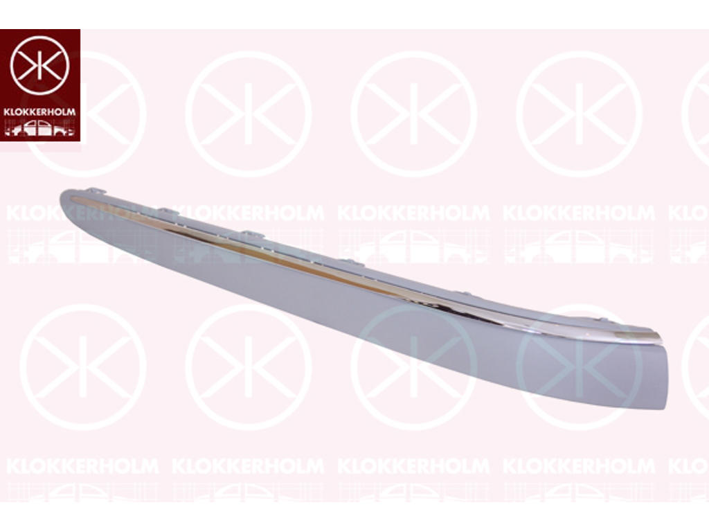 Trim/Protection Strip, bumper, chrome, Right Rear
