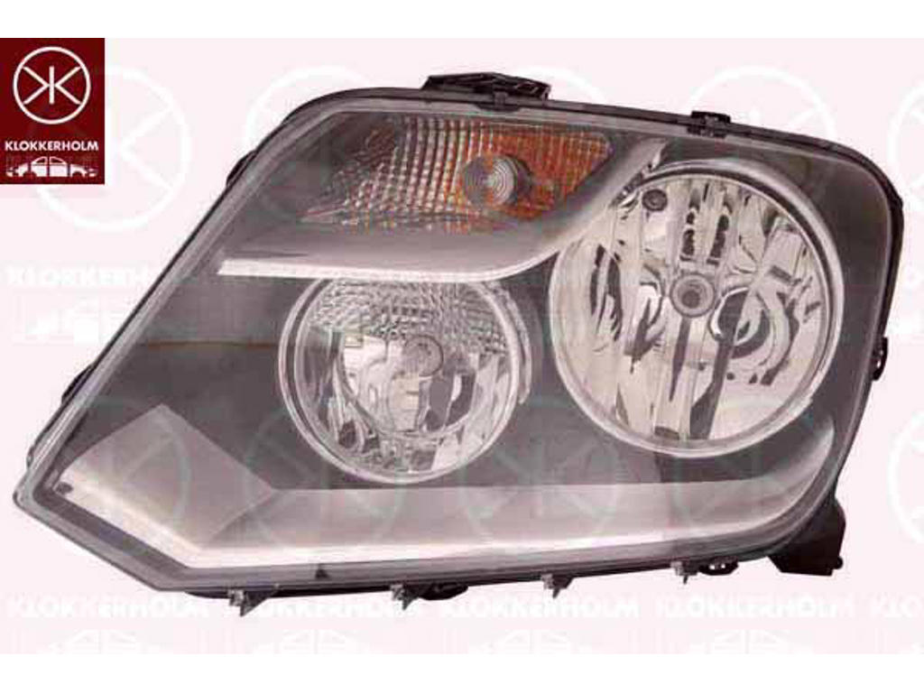 Headlight, H15, H7, with motor for headlamp levelling, Right, Illuminance [lx]: 30
