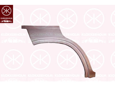 Quarter Panel, 4-dr, Right, Wheel Arch Border, Repair Panel
