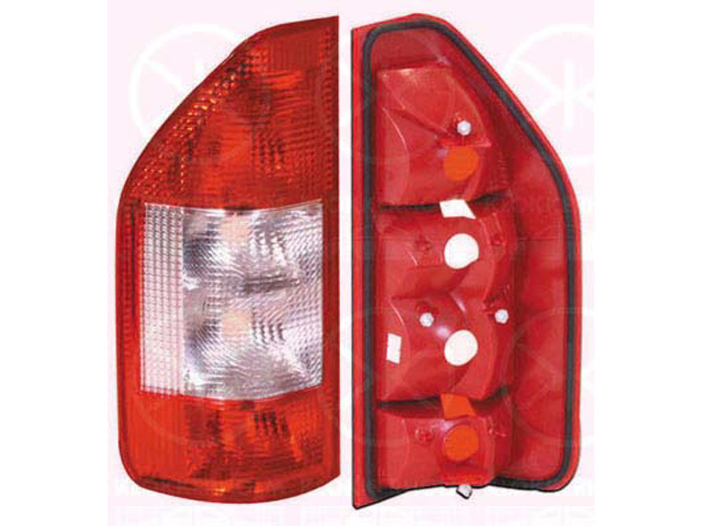 Tail Light Assembly, with reverse light, without bulb holder, Right, Indicator Colour: white