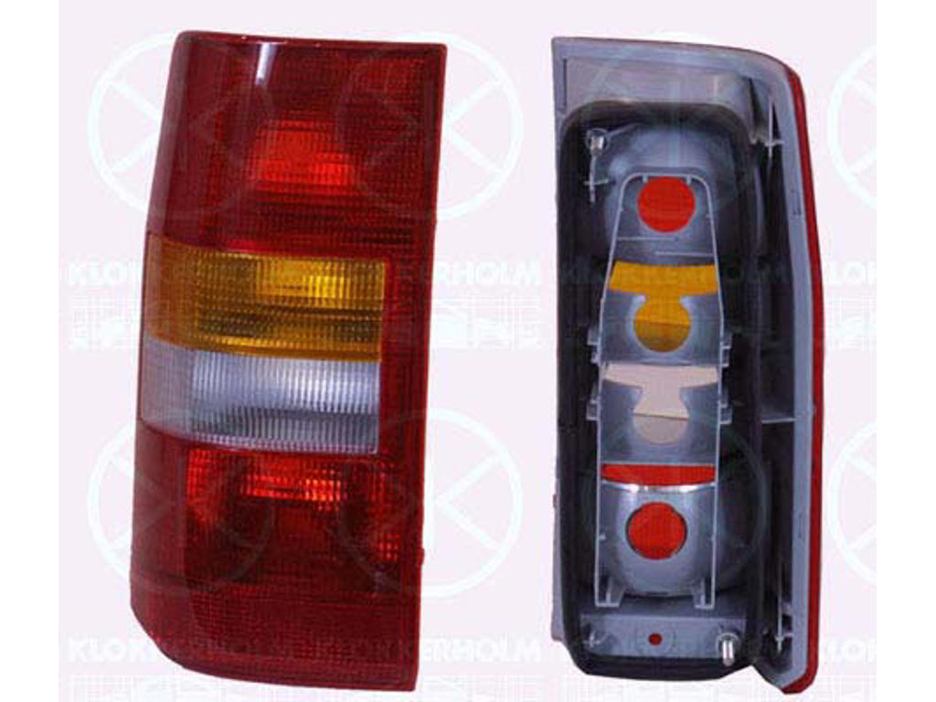 Tail Light Assembly, without bulb holder, Right