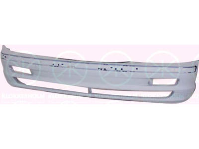 Bumper, w/primer, Front, with hole(s) for fog lights