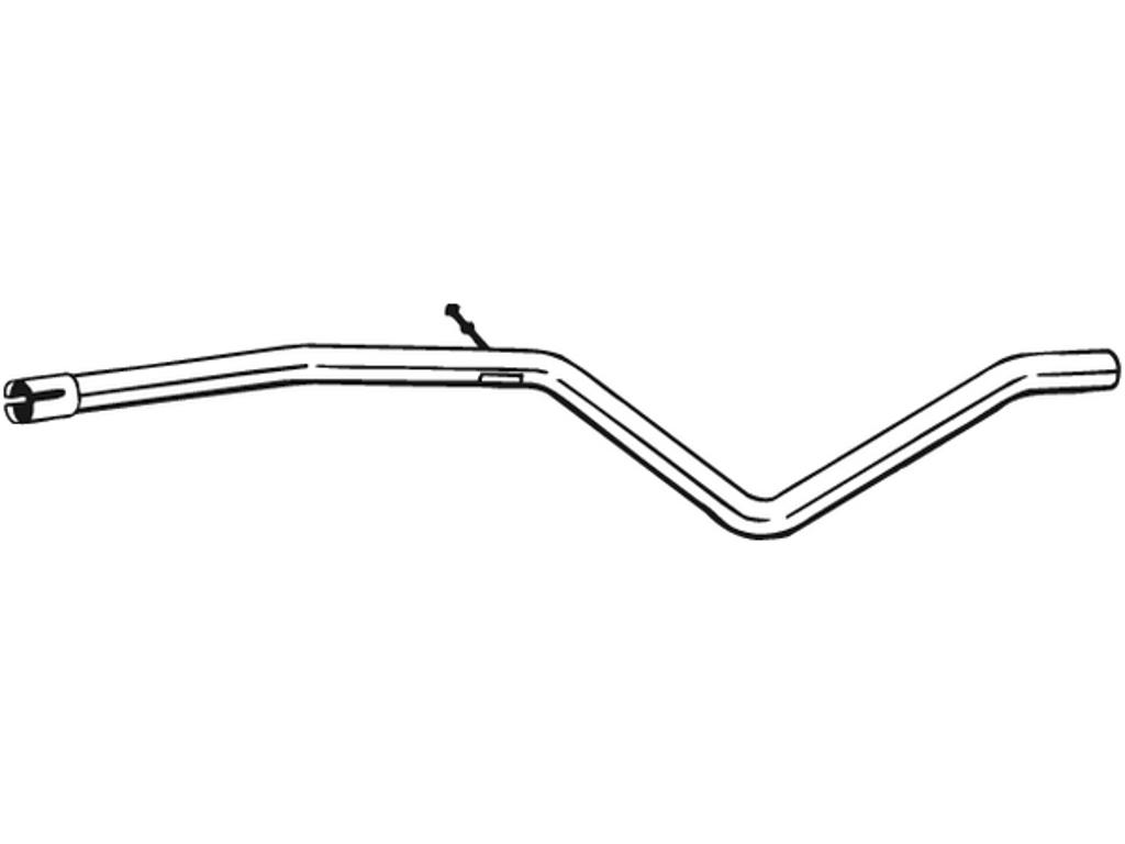 Exhaust Pipe, See accessories list for additionally required parts:  