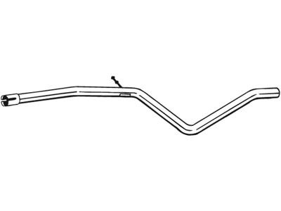 Exhaust Pipe, See accessories list for additionally required parts:  