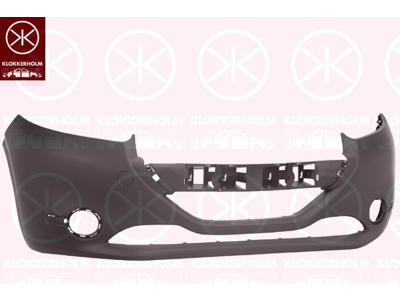 Bumper, w/primer, Front, with hole(s) for fog lights, not for trim level: Sport
