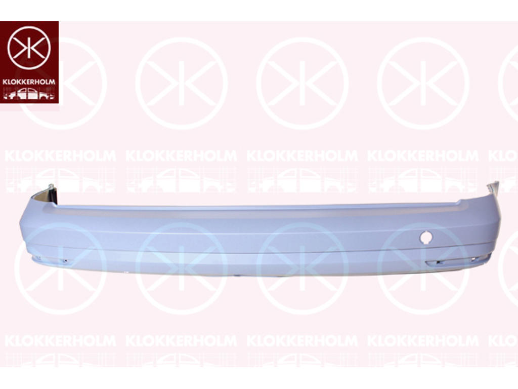 Bumper, w/primer, Rear, Trim Level: LANG MODEL