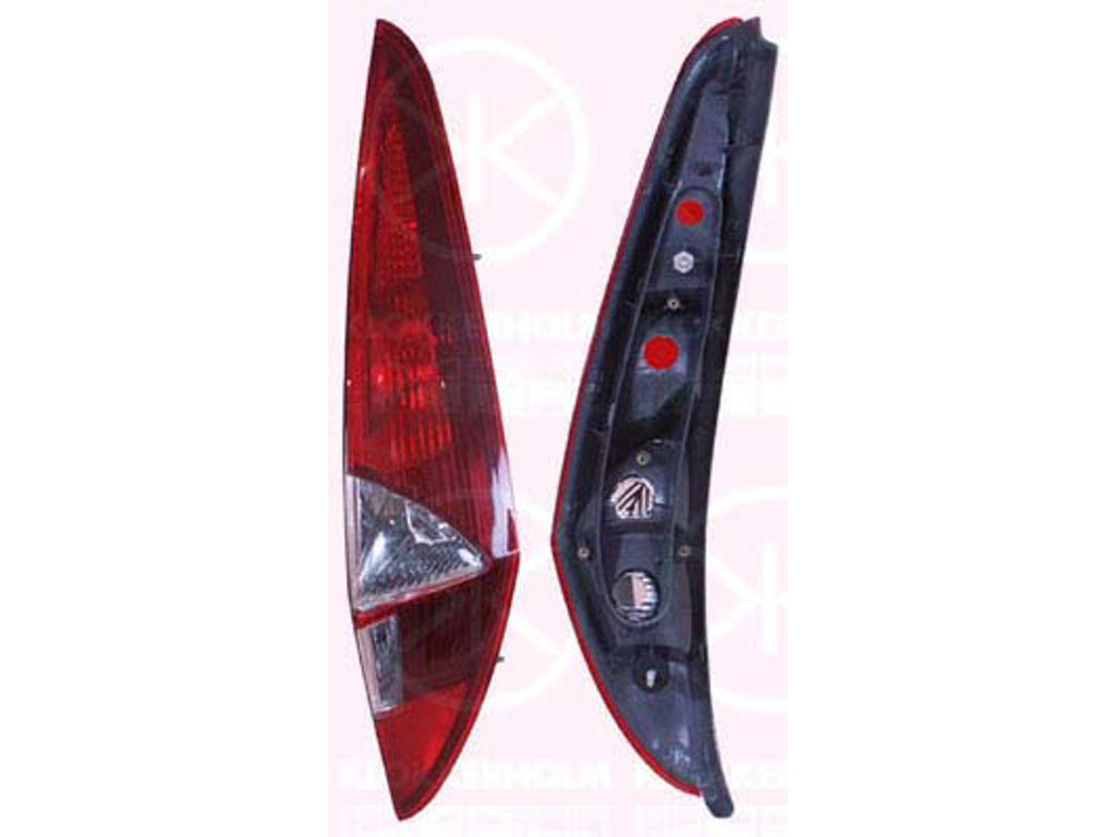 Tail Light Assembly, 3-drs, with reverse light, without bulb holder, Right, Indicator Colour: white